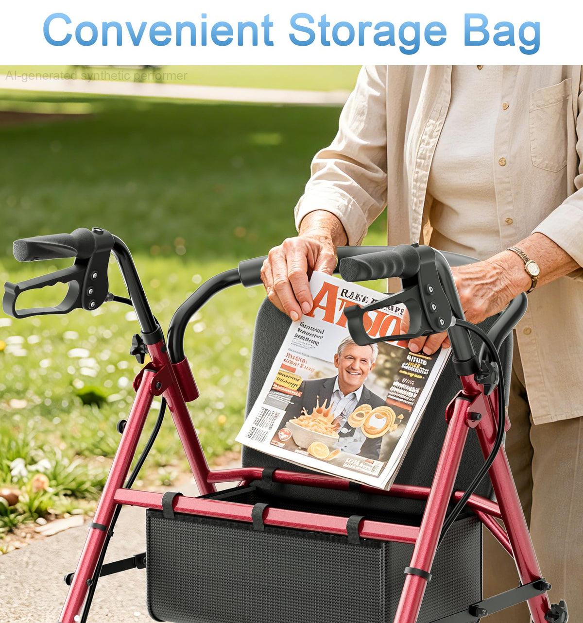 Foldable Walkers with Seat O4535