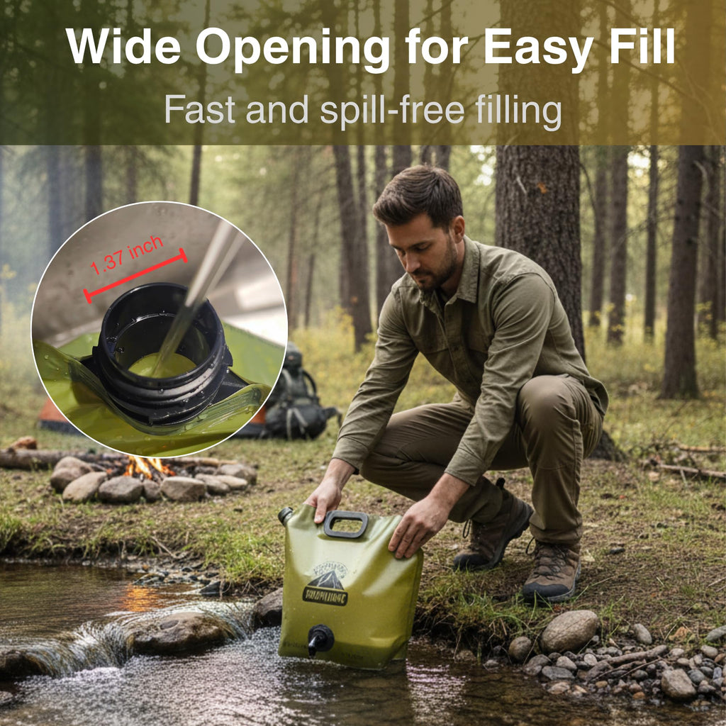 2 Gallon Collapsible Water Container with Spout W807966