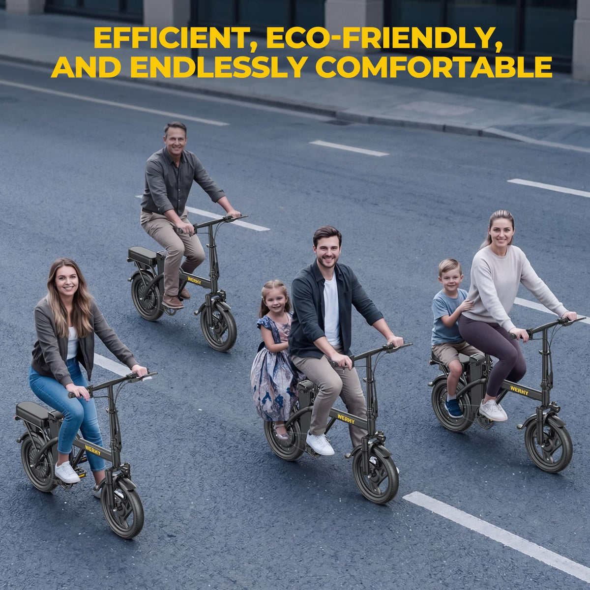 750W Peak Foldable Electric Bike with 48V Removable Battery Z884992
