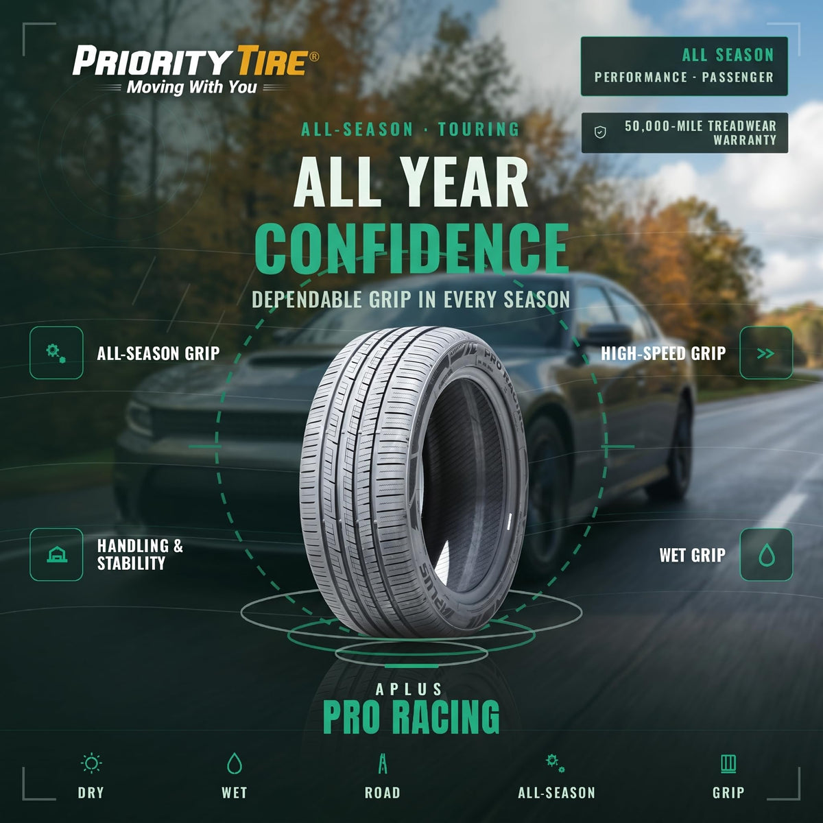 235/40ZR18 95W XL Racing Tire P615