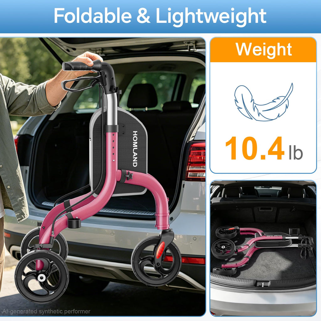 Foldable 3 Wheel Walkers Y415620