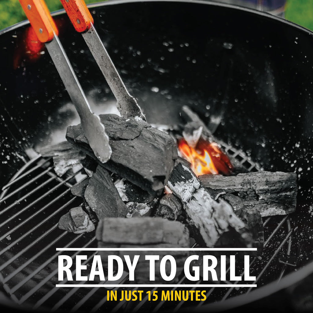17.6 Pound Bag 2-Pack Hardwood Lump Charcoal K18818