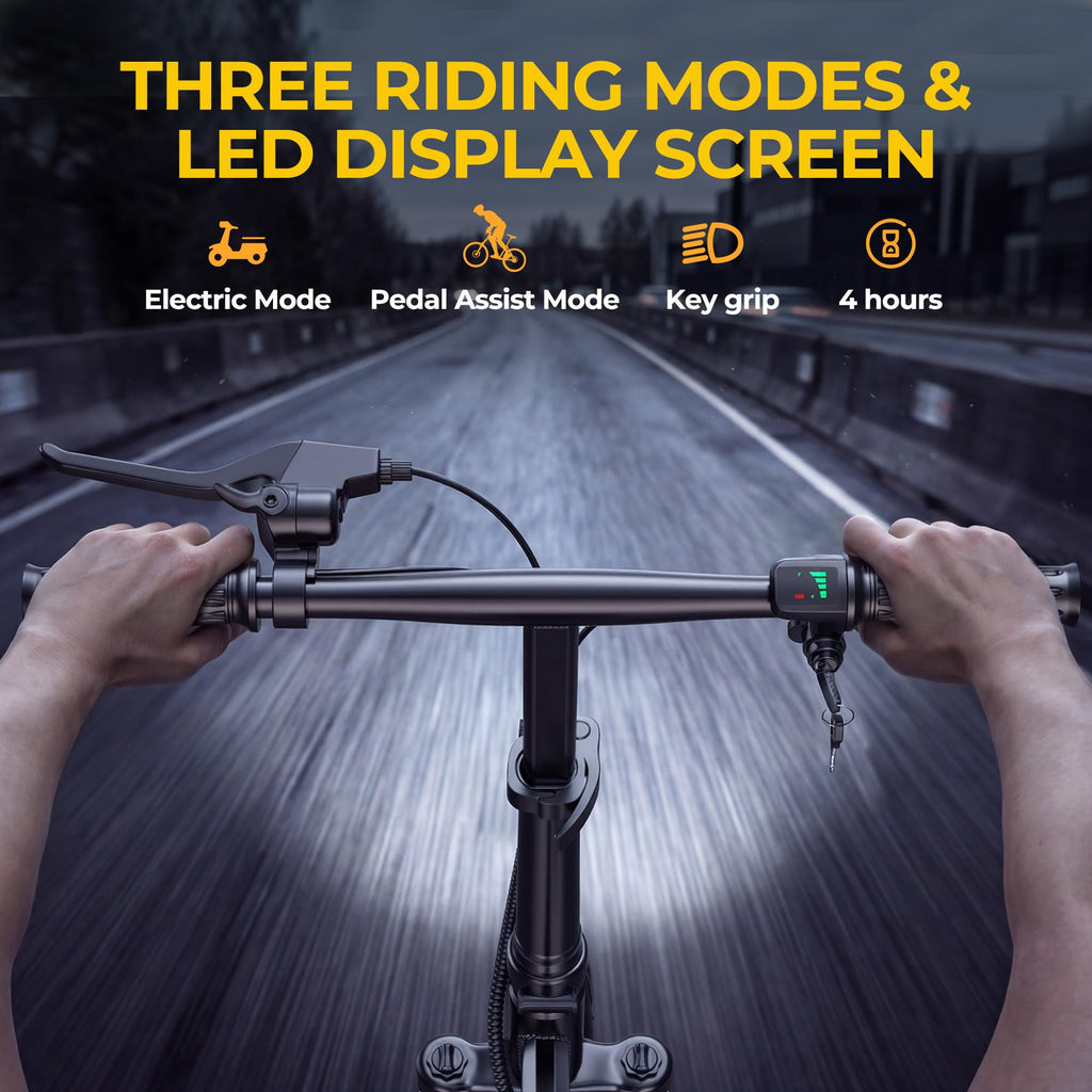 750W Peak Foldable Electric Bike with 48V Removable Battery Z884992