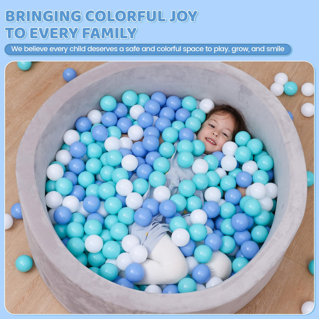 BPA Free Crush Proof Plastic Ball Pit Balls 2.15 Inch S145