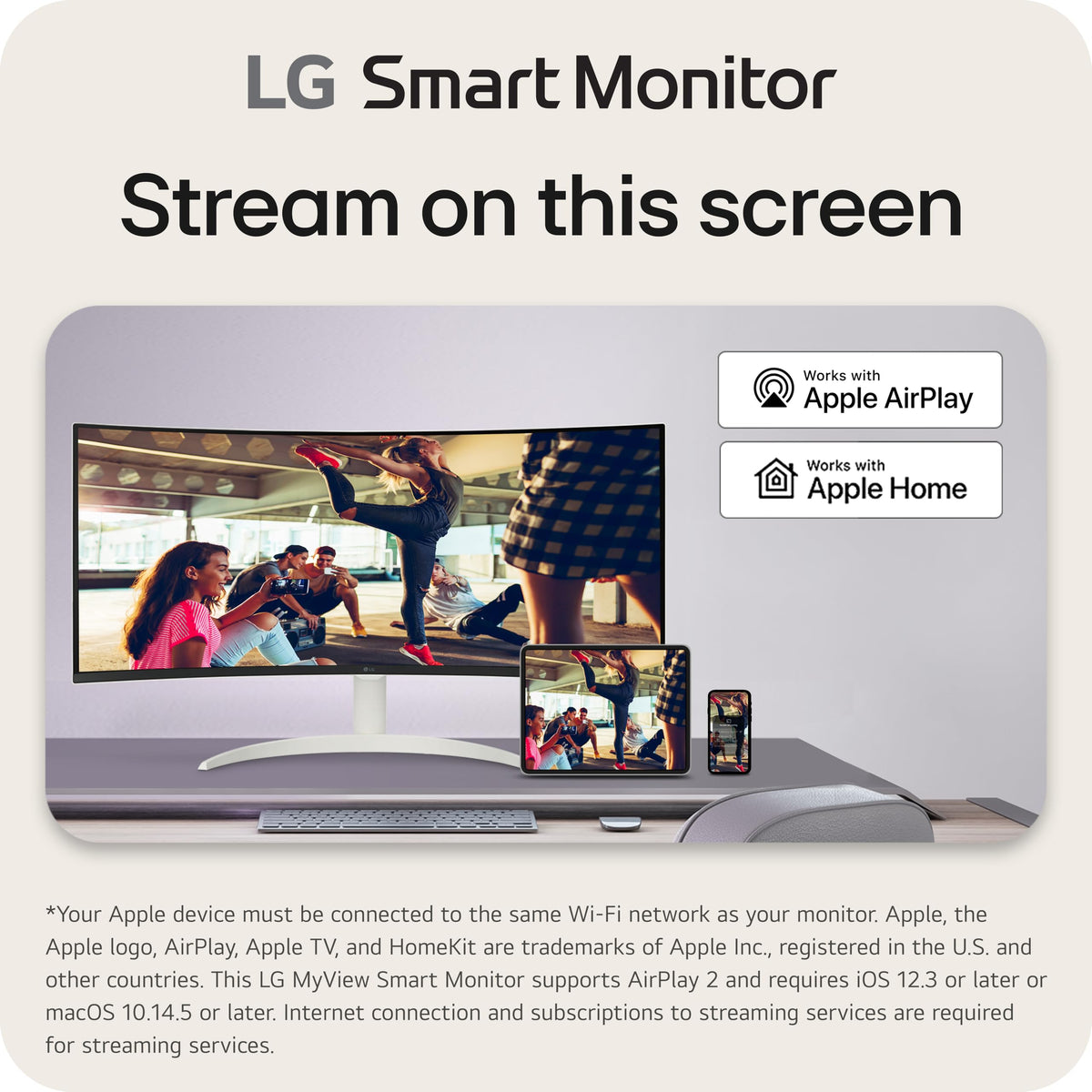 34-inch QHD Curved UltraWide Smart Monitor with Built-in Speaker C963