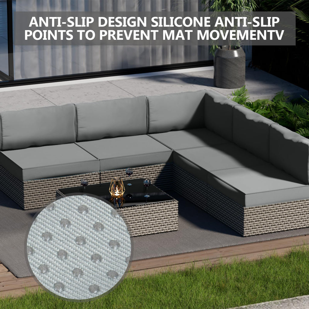 14 Piece Outdoor Waterproof Cushion Covers with Zipper X480