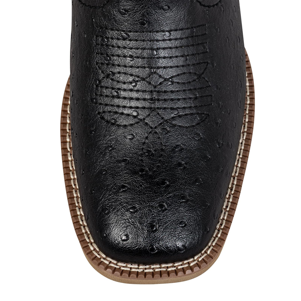 Mens Cowboy Boots Square Toe Wide Fit I656