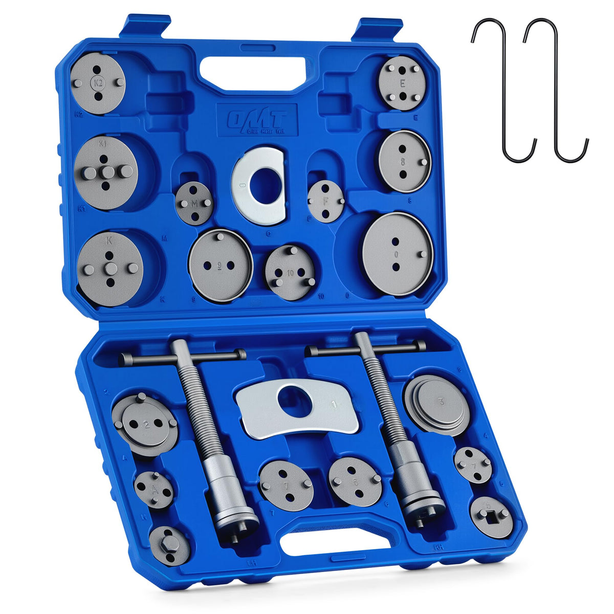 24pc Brake Caliper Compression Tool with Adapters & Hangers U5565