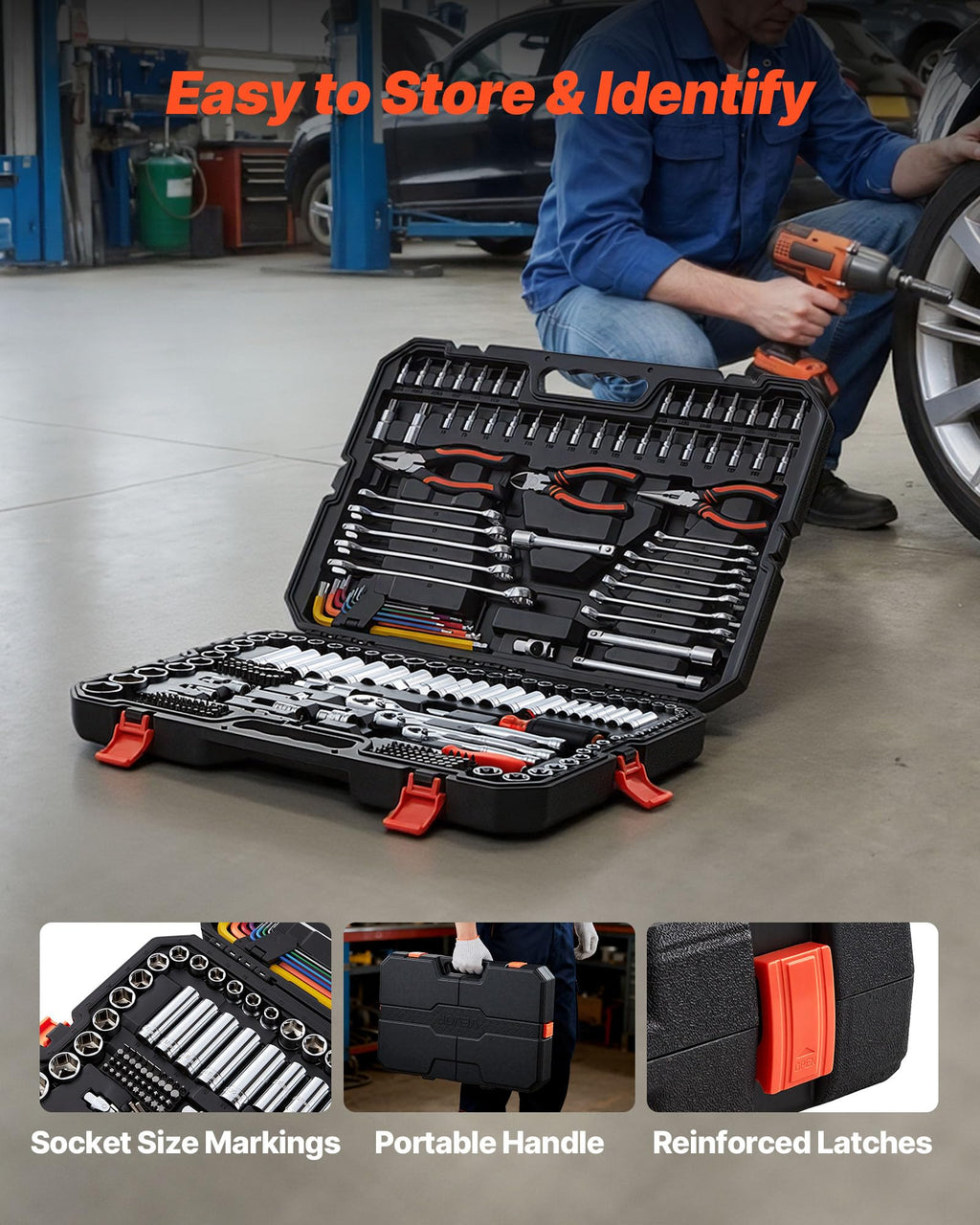 314-Piece Mechanic Tool Set with Storage Case P929538