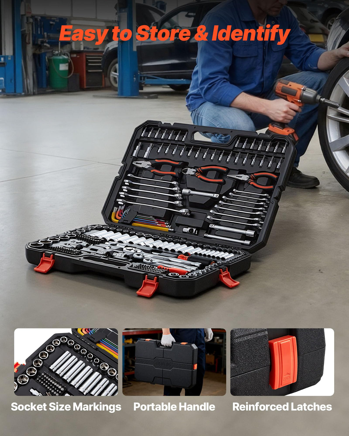 314-Piece Mechanic Tool Set with Storage Case P929538