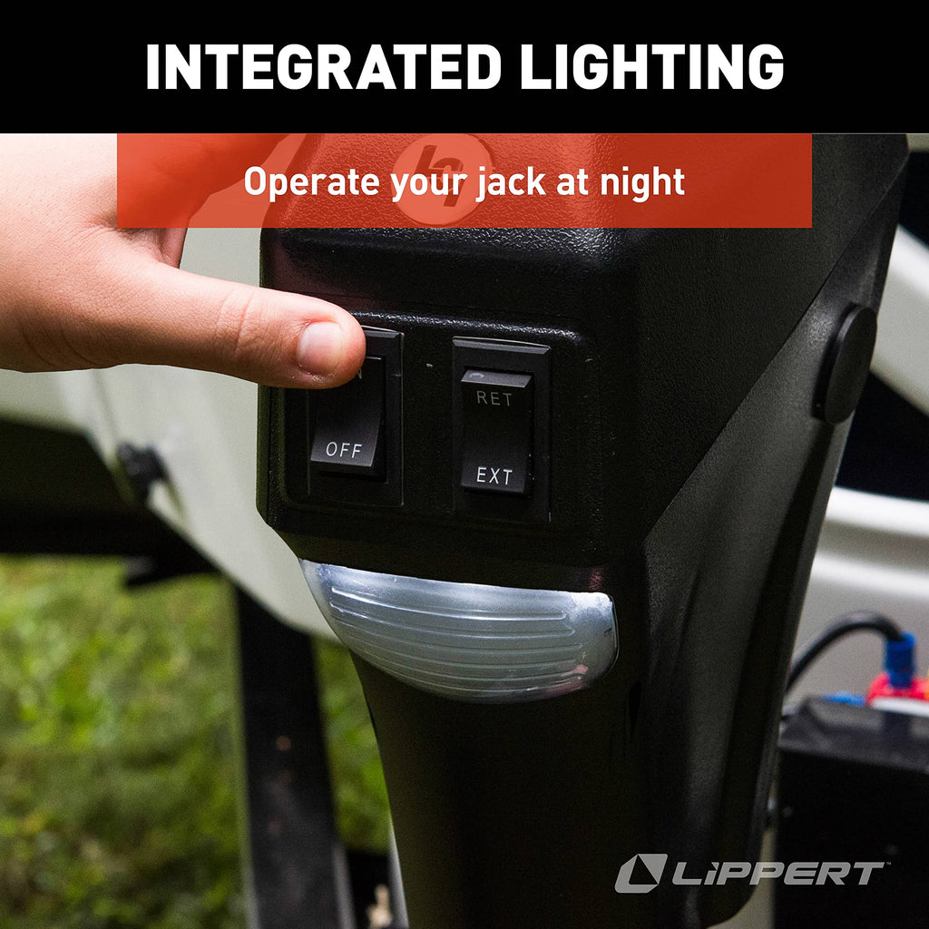 3,500 lb Electric Trailer Tongue Jack B504