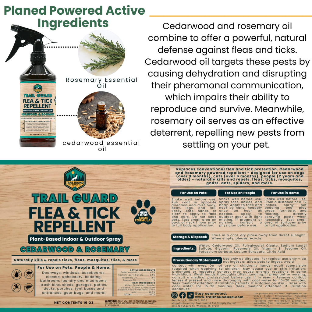 Natural Extra Strength Insect, Flea and Tick Spray 16oz G93068