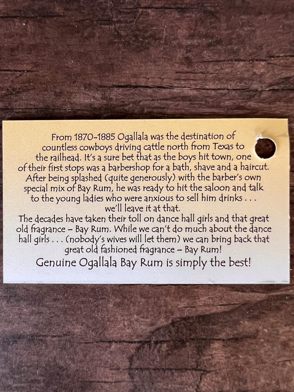 Bay Rum Cologne 8 oz D98668