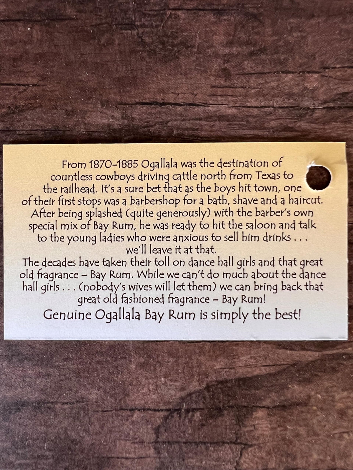 Bay Rum Cologne 8 oz D98668