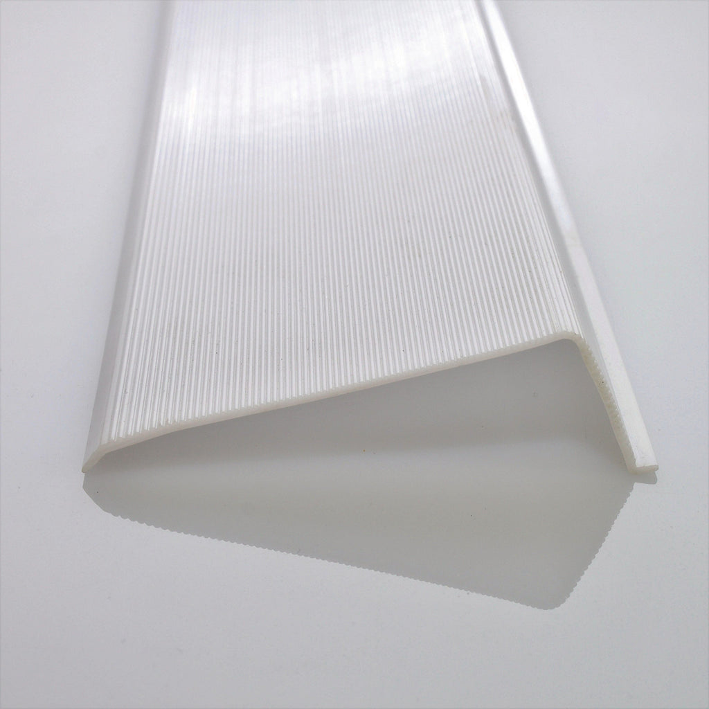 White Ribbed Acrylic Diffuser (L-Shaped, 24") O21300