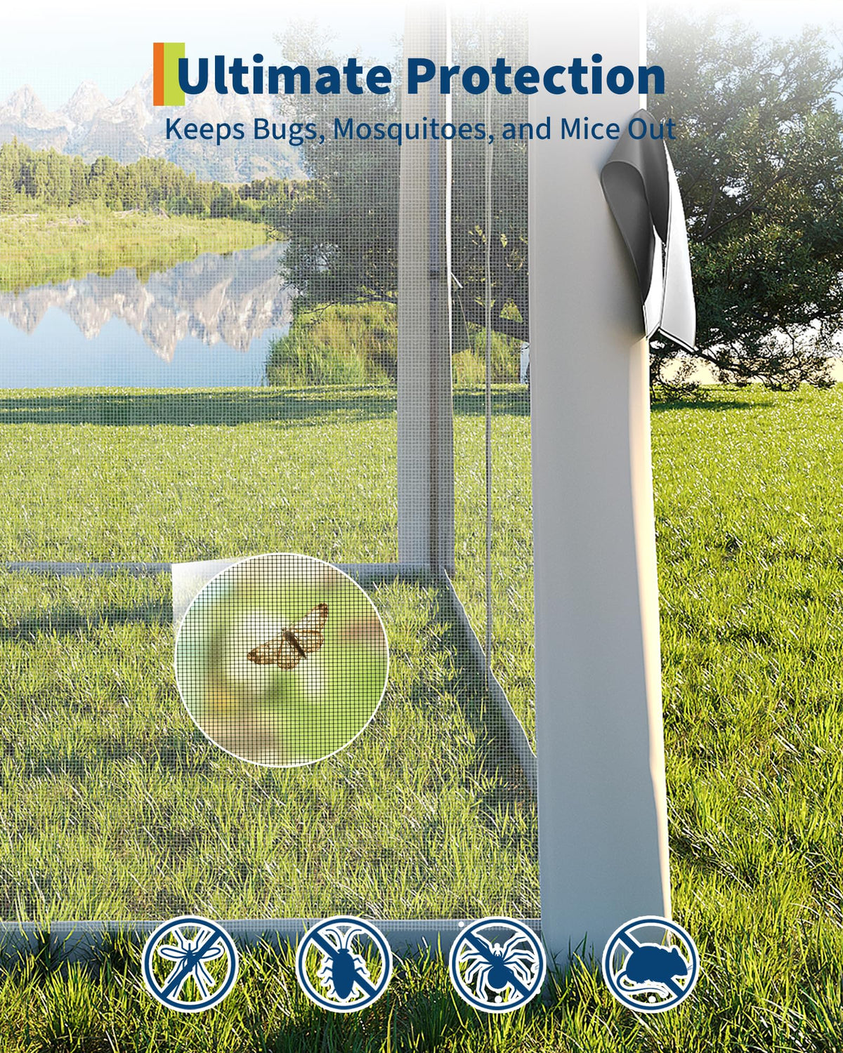 13x13FT Pop Up Gazebo with Mosquito Netting, Grey V978