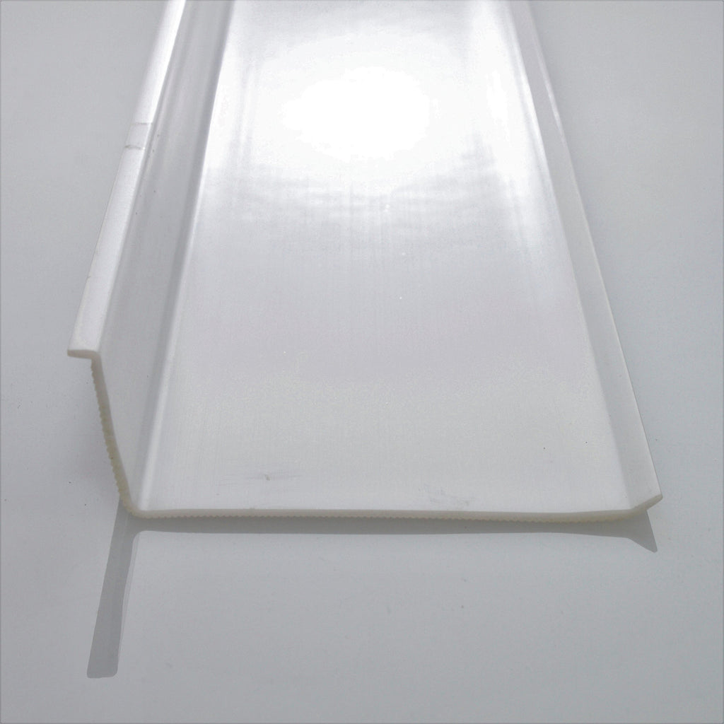 White Ribbed Acrylic Diffuser (L-Shaped, 24") O21300